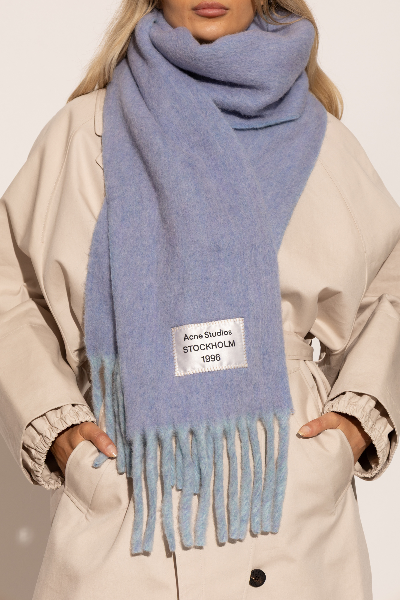 Acne Studios Scarf with logo | Men's | Vitkac